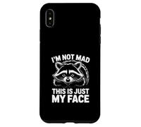 I'm Not Mad This is Just My Face Raton Laveur Humeur Coque pour iPhone XS Max