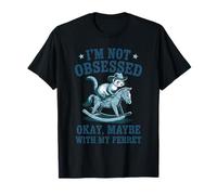 I'm Not Obsessed Okay Maybe with My Ferret Cowboy T-Shirt