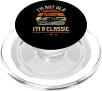 Im Not Old Im A Classic Railroad Worker Train Locom PopSockets PopGrip pour MagSafe