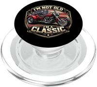 I'm Not Old I'm A Classic Triker Moto Anniversaire American PopSockets PopGrip pour MagSafe