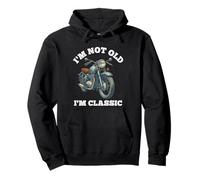 I'm Not Old I'm Classic Chemise de Moto Vintage pour Homme Sweat à Capuche