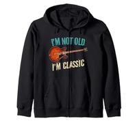 I'm Not Old I'm Classic drôle de Guitare Sweat à Capuche
