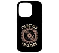 I'm Not Old I'm Classic Tourne-Disque rétro Amusant en Vinyle Coque pour iPhone 14 Pro