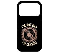 I'm Not Old I'm Classic Tourne-Disque rétro Amusant en Vinyle Coque pour iPhone 17 Pro