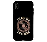 I'm Not Old I'm Classic Tourne-Disque rétro Amusant en Vinyle Coque pour iPhone XS Max
