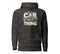 I'm Not Old I'm Classic Vintage Cars Sweat à capuche unisexe pour adulte, Gris anthracite chiné, M