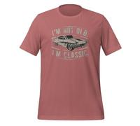 I'm Not Old I'm Classic Vintage Cars T-shirt unisexe pour adulte, mauve, S