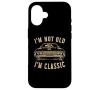 I'm not old I'm classic Vintage Muscle Car Funny Old Men Coque pour iPhone 16
