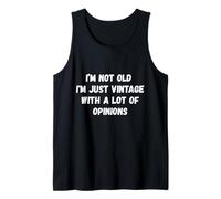 I'm Not Old I'm Just Vintage Funny Old Person Saying Débardeur