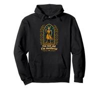 I'm Not Old I'm Medieval Cat Knight Funny Fantasy Medieval Sweat à Capuche