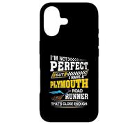 I'm Not Perfect But I Have A Plymouth Road Runner Running Coque pour iPhone 17