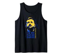 I'm Not Playing Cards Zelensky Drapeau ukrainien Débardeur