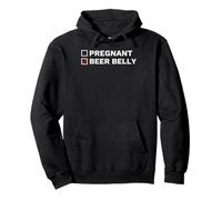 I'm Not Pregnant It's A Beer Belly Buveur de bière Amusant Sweat à Capuche