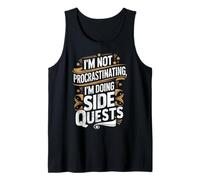 I'm Not Procrastinating I'm Doing Side Quests Jeu de dés RPG Débardeur