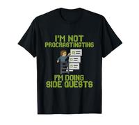 I'm Not Procrastinating I'm Doing Side Quests Pixel Art T-Shirt