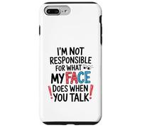 I'm Not Responsible for What My Face Does Illustration Coque pour iPhone 7 Plus/8 Plus