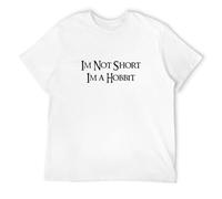 I'm Not Short I'm A Hobbit Men's T-Shirt Bilbo Frodo Jrr Tolkien Size XXL