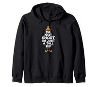 I'm Not Short I'm Just A Tall Elf Humour de Noël Sweat à Capuche