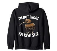 Im Not Short Im Kiwi Taille Oiseau de Nouvelle-Zélande Sweat à Capuche