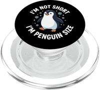 I'm Not Short I'm Penguin Size PopSockets PopGrip pour MagSafe