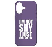 I'm Not Shy I Just Don't Like You Funny Introverti Meme Coque pour iPhone 17