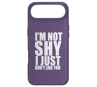 I'm Not Shy I Just Don't Like You Funny Introverti Meme Coque pour iPhone Air