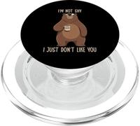 I'm Not Shy I Just Don't Like You PopSockets PopGrip pour MagSafe