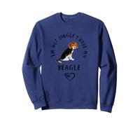 I'm Not Single I Have My Beagle Inscription pour Chien Saint Valentin Sweatshirt