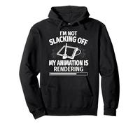 I'm Not Slacking Off Dessin d'animation drôle Sweat à Capuche