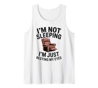 I'm Not Sleeping I'm Resting My Eyes Humour Grandpa Débardeur