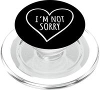 I'm Not Sorry Ne suis Pas Désolé Pas D'excuse PopSockets PopGrip pour MagSafe