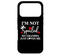 Im Not Spoiled My Grandpa Just Loves Me Spoiled Grandkids Coque pour iPhone 17 Pro