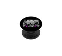 I'm Not Swear I'm Just Using My Workout Words Femme Fille PopSockets PopGrip Adhésif