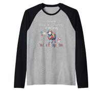 I'm Not The Black Sheep of The Family I'm Tie Dyed One Fun Manche Raglan