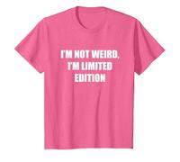 I'm Not Weird, I'm édition limitée T-Shirt, Enfant, Rose chiné, 3 Ans
