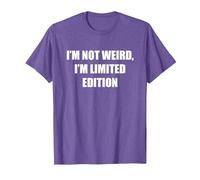 I'm Not Weird, I'm édition limitée T-Shirt, Homme, Violet Chiné, XL