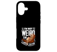 I'm Not Weird I'm Funny Sloth en édition limitée Coque pour iPhone 17