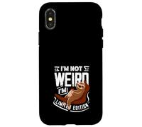 I'm Not Weird I'm Funny Sloth en édition limitée Coque pour iPhone X/XS