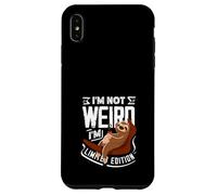 I'm Not Weird I'm Funny Sloth en édition limitée Coque pour iPhone XS Max