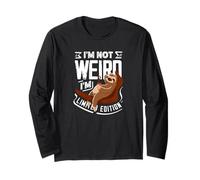 I'm Not Weird I'm Funny Sloth en édition limitée Manche Longue