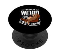 I'm Not Weird I'm Funny Sloth en édition limitée PopSockets PopGrip Adhésif