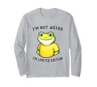 I'm Not Weird I'm Limited Edition Funny Silly Frog Meme Manche Longue