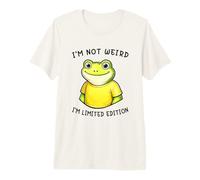 I'm Not Weird I'm Limited Edition Funny Silly Frog Meme T-Shirt Haut de Gamme