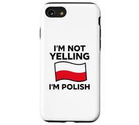 Im Not Yelling Im Polish Minimalist Polish Pride Citation Coque pour iPhone SE (2020) / 7/8