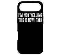 I'm Not Yelling This is How I Talk Speaking Louder Coque pour iPhone Air