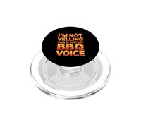 I'm Not Yelling This is Just My BBQ Voice PopSockets PopGrip pour MagSafe