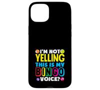 I'm Not Yelling This Is My Bingo Voice Lecteur de bingo Coque pour iPhone 15 Plus