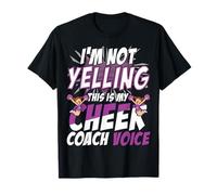 I'm Not Yelling This Is My Cheer Coach Voice - Cheer Coach T-Shirt