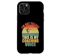 I'm Not Yelling This is My Coaching Voice Gymnastics Coach Coque pour iPhone 11 Pro