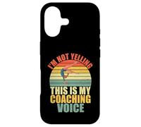 I'm Not Yelling This is My Coaching Voice Gymnastics Coach Coque pour iPhone 17